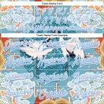 Custom Name and Number Light Blue White Heron 3D Pattern Bomber Varsity Letterman Jacket Personalized Light Blue White Heron