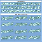 Custom Light Blue White Kelly Green Baseball Jersey with Personalized Name & Number - Authentic Team Apparel Personalized