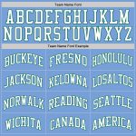 Custom Basketball Jersey Personalized Light Blue White-Kelly Green Team with Name and Number - Authentic Throwback Design