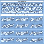 Custom Name and Number Authentic Baseball Jersey - Personalized Light Blue White-Navy Team Apparel Personalized Light Blue