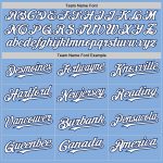 Custom Light Blue White-Navy Baseball Jersey with Personalized Team Name and Number - Authentic Sleeveless Design Personalized