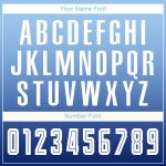Custom Soccer Jersey with Personalized Name & Number - Light Blue White-Navy Long Sleeve Fade Fashion Uniform Personalized