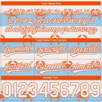 Custom Name Number 3D Pattern Crabs Basketball Shorts Light Blue with White-Orange Design Authentic Team Apparel Personalized