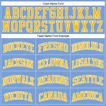 Custom Light Blue White Pinstripe Basketball Jersey with Name and Number - Authentic Team Apparel Personalized Light Blue