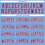 Customizable Maroon Basketball Jersey with Light Blue White Pinstripe, Personalized Name and Number, Authentic Team Gear