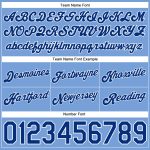 Custom Name and Number Authentic Basketball Shorts - Light Blue White Pinstripe Royal-White Personalized Light Blue White
