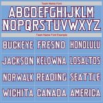 Personalized Authentic American Flag Baseball Jersey - Light Blue White-Red Fashion Design Personalized Light Blue White-Red