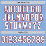 Custom Light Blue Baseball Jersey - Authentic Sleeveless Style with Red and White Accents Personalized Light Blue White-Red
