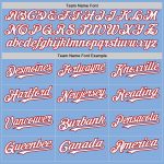Custom Light Blue Baseball Jersey - Authentic Sleeveless Style with Red and White Accents Personalized Light Blue White-Red