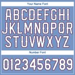 Custom Name Number Light Blue Red White Baseball Jersey Personalized Team Gear Personalized Light Blue White-Red Baseball