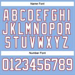 Custom Hockey Jersey with Personalized Name and Number - Light Blue White-Red Lace Neck Team Apparel Personalized Light Blue