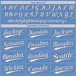 Personalized Light Blue Royal Baseball Jersey - Authentic Custom Team Apparel Personalized Light Blue White-Royal Authentic