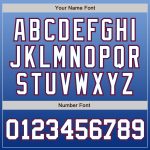 Personalized Light Blue White-Royal Fade Baseball Jersey - Authentic Fashion Style Personalized Light Blue White-Royal Authentic