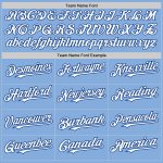 Personalized Authentic Light Blue White-Royal Sleeveless Baseball Jersey Personalized Light Blue White-Royal Authentic Sleeveless