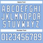Custom Name Number Light Blue Royal Hockey Lace Neck Jersey - Personalized Team Apparel Personalized Light Blue White-Royal