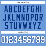 Personalized Light Blue White-Royal Authentic Baseball Jersey - Throwback Mesh Design Personalized Light Blue White-Royal