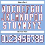 Custom Name Number Hockey Jersey Light Blue White Royal Red Lace Neck - Personalized Team Apparel Personalized Light Blue