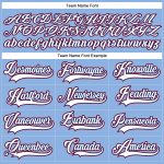 Custom Name Number Hockey Jersey Light Blue White Royal Red Lace Neck - Personalized Team Apparel Personalized Light Blue