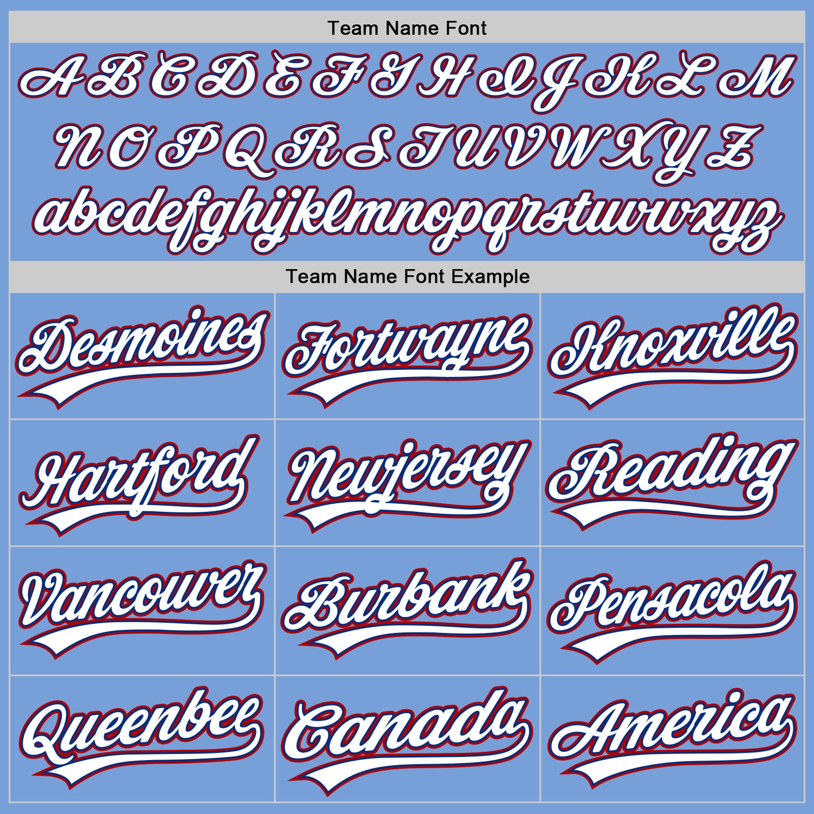 Personalized Light Blue White Royal-Red Two-Button Unisex Softball Jersey Team Custom Name and Number Custom Name Number Softball Jersey Unisex Two-Button Light Blue White Royal Red - Personalized Team Apparel Personalized - Image 4