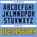 Personalized Light Blue Yellow Black Mesh Baseball Jersey - Authentic Throwback Style Personalized Light Blue Yellow-Black