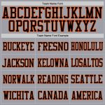 Custom Name and Number Personalized Light Gray Black-Orange Mesh Football Jersey Authentic Team Apparel Personalized Light