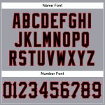 Customizable Light Gray Black-Red Mesh Football Jersey with Team Name and Number - Authentic Design Personalized Light Gray