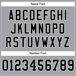 Custom Name and Number Authentic Football Jersey - Personalized Light Gray Black-White Mesh Team Jersey Personalized Light