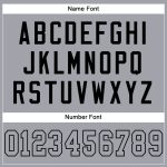 Custom Name and Number Authentic Football Jersey - Personalized Light Gray and Black Mesh Personalized Light Gray Gray-Black