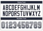 Custom Football Jersey with Personalized Name and Number - Light Gray Navy White Mesh Drift Personalized Light Gray Navy-White