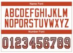 Custom Mesh Football Jersey with Personalized Name & Number, Light Gray Orange-Navy Drift Style Personalized Light Gray Orange-Navy