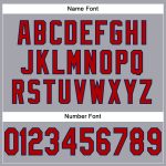 Customizable Light Gray Red-Navy Mesh Football Jersey with Name and Number - Authentic Team Apparel Personalized Light Gray