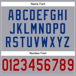 Custom Personalized Football Jersey with Name and Number - Light Gray Red-Royal Mesh Personalized Light Gray Red-Royal Mesh