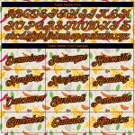 Custom Texas Pizza T-Shirt with 3D Orange-Black Pattern Design - Personalized Food Performance Tee with Name & Number, Light Gray