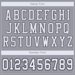 Custom Name and Number Personalized Light Gray Black-White Mesh Authentic Football Jersey Personalized Light Gray White-Black