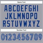 Custom Light Gray White-Royal Mesh Football Jersey with Personalized Name and Number - Authentic Team Gear Personalized Light