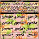 Custom Team T-Shirt with Personalized Name and Number, Light Pink Black 3D Pattern, Summer Holiday Fruit Design Personalized