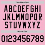 Custom Personalized Light Pink Black Baseball Jersey with Name and Number - Authentic Team Apparel Personalized Light Pink