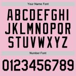 Custom Light Pink Baseball Jersey with Team Name & Number - Authentic Throwback Design, Black-White Personalized Light Pink