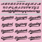 Custom Light Pink Baseball Jersey with Team Name & Number - Authentic Throwback Design, Black-White Personalized Light Pink