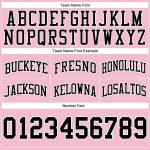 Custom Name and Number Personalized Light Pink Black-White Basketball Shorts - Authentic Throwback Style Personalized Light