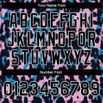 Custom Leopard Print Varsity Jacket with Name & Number - Light Pink Black White 3D Pattern Bomber Full-Snap Designer Jacket