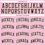 Custom Name Number Basketball Jersey Light Pink Brown White Authentic Throwback Personalized Light Pink Brown-White Authentic