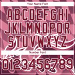 Custom Name and Number 3D Flame Baseball Jersey - Light Pink Crimson-White Design Personalized Light Pink Crimson-White 3D