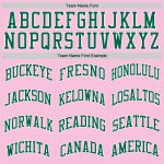 Custom Basketball Jersey with Name and Number - Light Pink Kelly Green-White Authentic Throwback Design Personalized Light