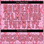 Personalized Breast Cancer 3D Ribbon T-Shirt Custom Name Number Light Pink Medium Black Personalized Light Pink Medium Pink-Black