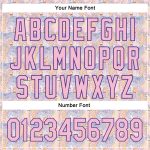 Custom Name and Number Leopard Baseball Jersey - Personalized Light Pink Purple 3D Pattern Design Personalized Light Pink