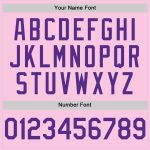 Custom Personalized Light Pink Purple Mesh Baseball Jersey with Name and Number - Authentic Throwback Team Jersey Personalized