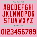 Custom Name and Number Light Pink Red Baseball Jersey - Authentic Team Gear Personalized Light Pink Red Authentic Baseball