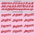 Custom Name and Number Mesh Baseball Jersey - Authentic Throwback in Light Pink Red Personalized Light Pink Red Mesh Authentic
