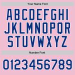Personalized Light Pink Royal White Basketball Jersey - Authentic Throwback Style Personalized Light Pink Royal-White Authentic